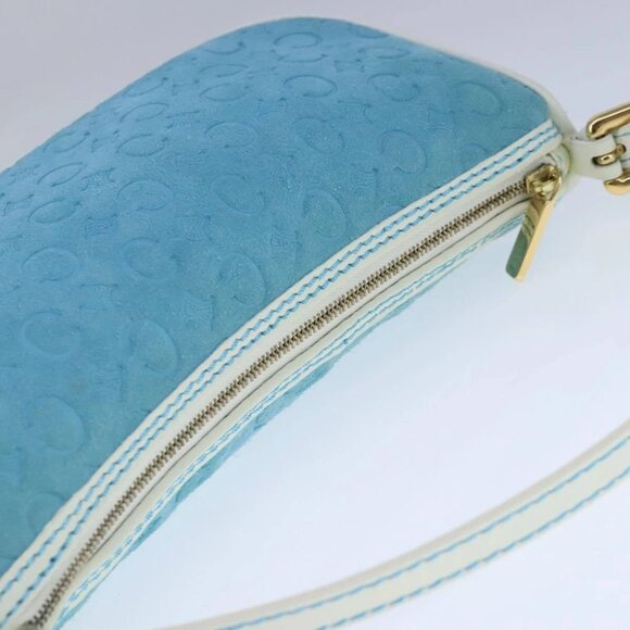 CELINE C Macadam Canvas Accessory Pouch Blue Auth yk16090V - Picture 7 of 16